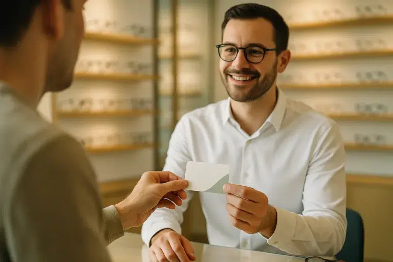 Carte tiers payant : pas d’avance frais santé opticien