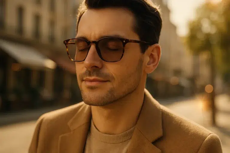 Verres teintés lunettes vue : confort, protection et style