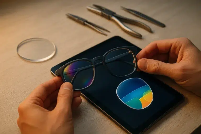 Votre opticien explique le prix des verres de lunettes