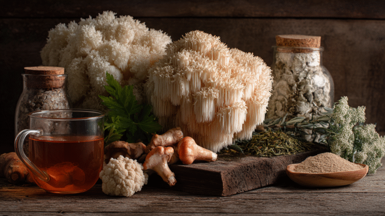 Crinière de lion : bénéfices cerveau, intestins et immunité