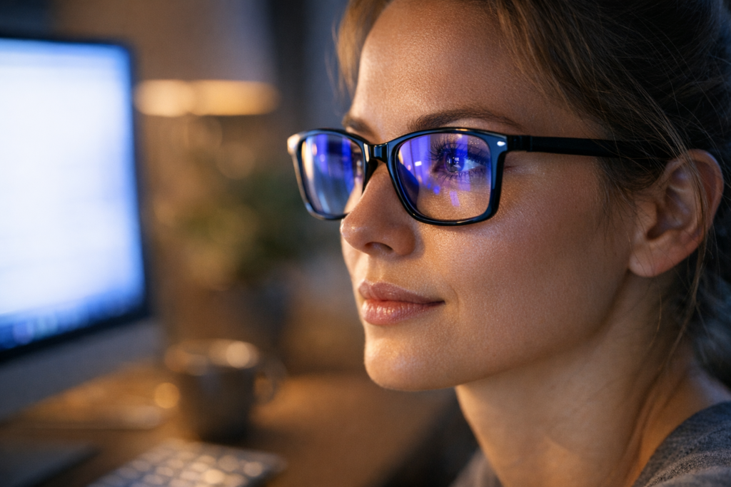 Verres Essilor anti-lumière bleue pour écrans Bailleul